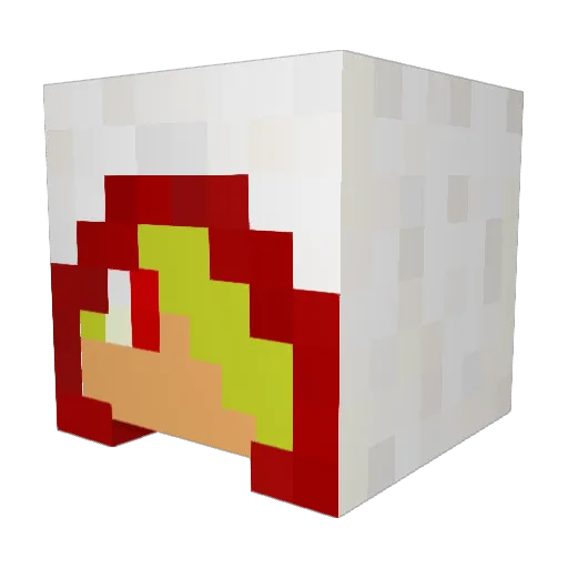 jono84 Minecraft avatar head, 3D render