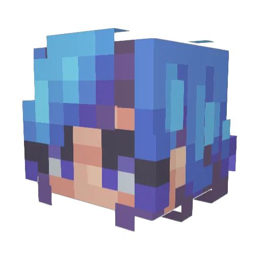 jono9987 Minecraft avatar head, 3D render