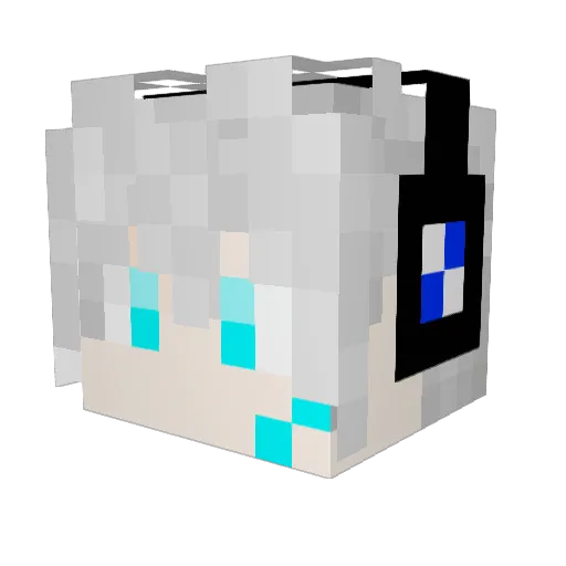 jonobiz Minecraft avatar head, 3D render