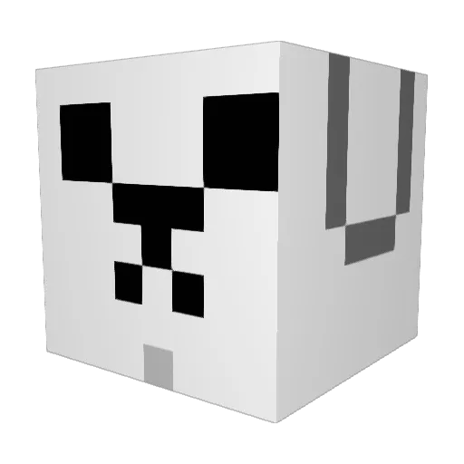 jononjon Minecraft avatar head, 3D render