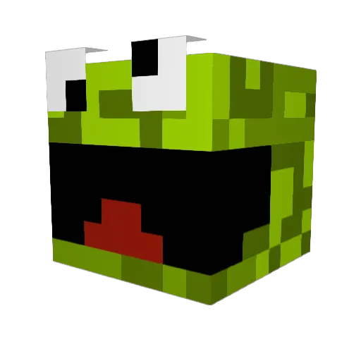 jonpor_07 Minecraft avatar head, 3D render