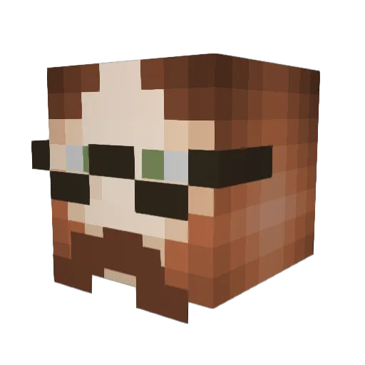 jonskea2001 Minecraft avatar head, 3D render