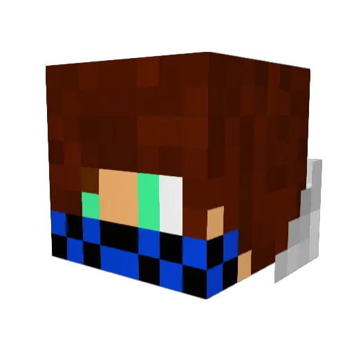 jonte___cool10e Minecraft avatar head, 3D render