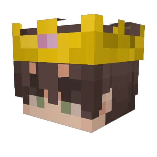 jonyPlayzz Minecraft avatar head, 3D render