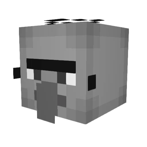 jonylopes_ Minecraft avatar head, 3D render