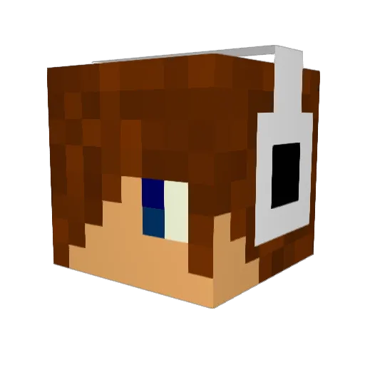 jonzie26 Minecraft avatar head, 3D render