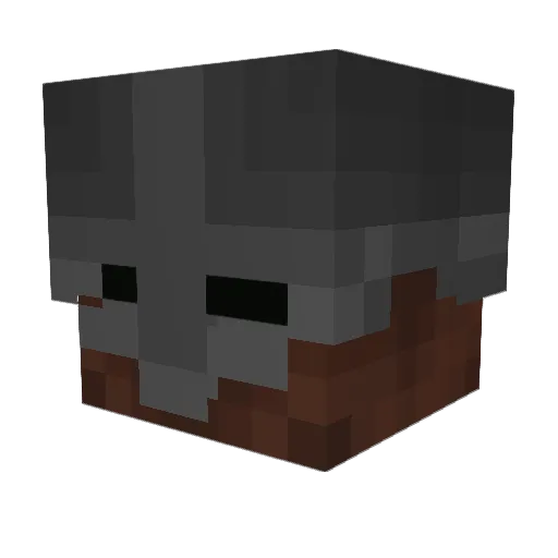 jonzkut Minecraft avatar head, 3D render