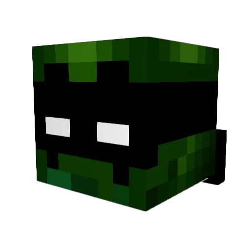 jooaco Minecraft avatar head, 3D render