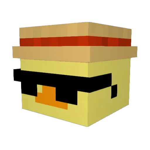 jooah0508 Minecraft avatar head, 3D render