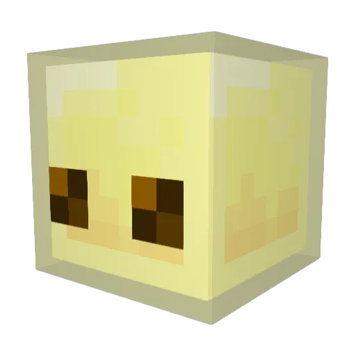 joobba Minecraft avatar head, 3D render