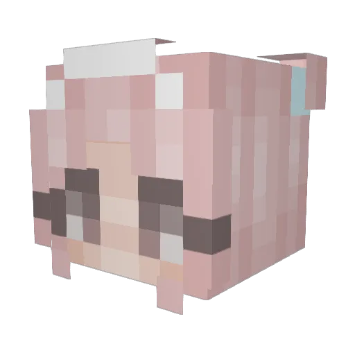 jooby3 Minecraft avatar head, 3D render
