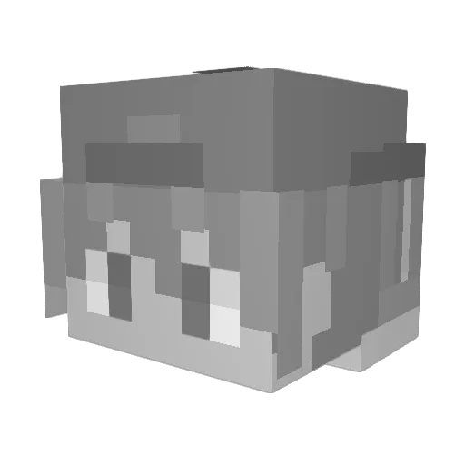 jookieyt Minecraft avatar head, 3D render