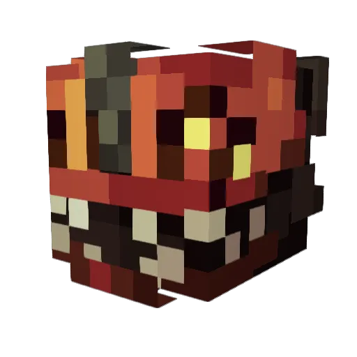 jooller_ Minecraft avatar head, 3D render