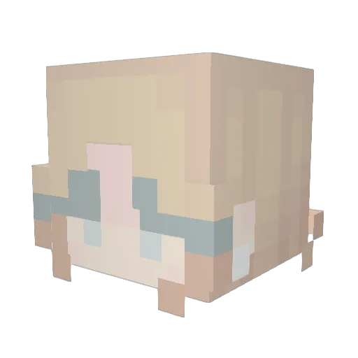 joomi3_ Minecraft avatar head, 3D render