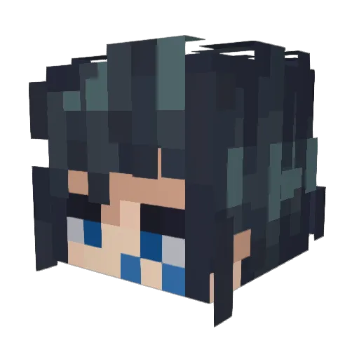 joonicortez Minecraft avatar head, 3D render