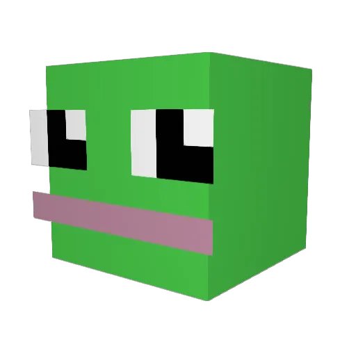 joonwon0104 Minecraft avatar head, 3D render