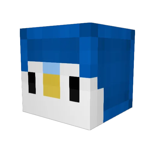 jooochan Minecraft avatar head, 3D render