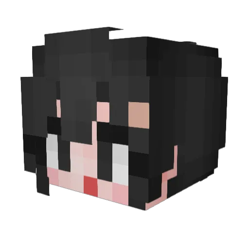 joori_ Minecraft avatar head, 3D render