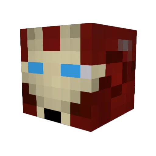 joostkoster Minecraft avatar head, 3D render