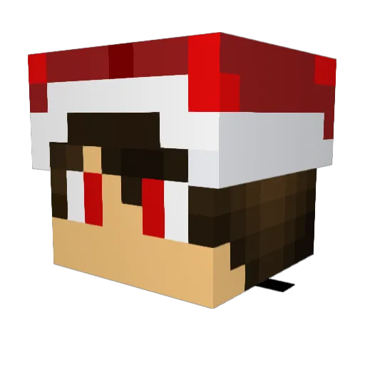 jope_pvp Minecraft avatar head, 3D render