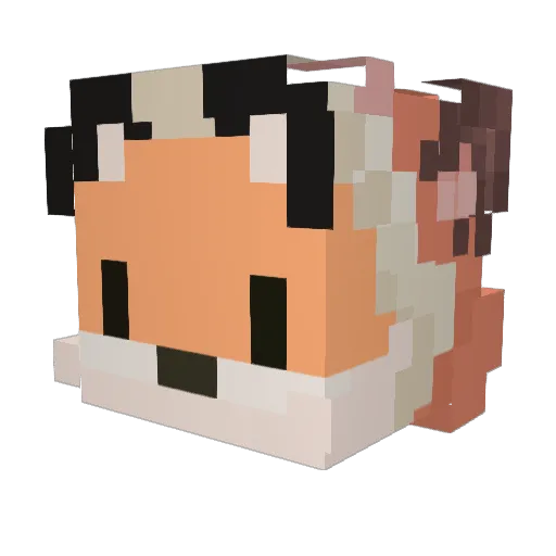 jopileven Minecraft avatar head, 3D render