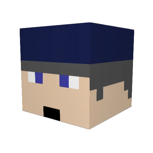 joppe01 Minecraft avatar head, 3D render