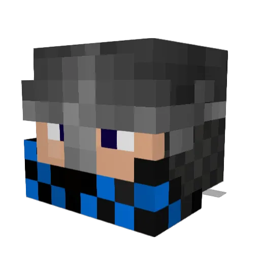 joppie15834 Minecraft avatar head, 3D render