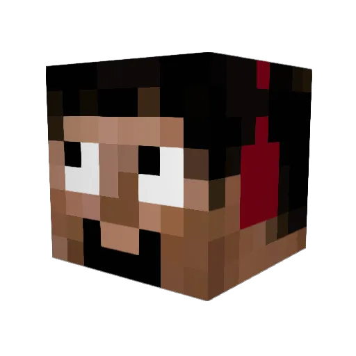 joppiesaus Minecraft avatar head, 3D render
