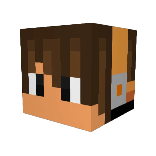 jopro100 Minecraft avatar head, 3D render
