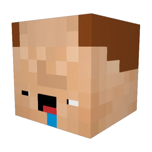 jopsephsmilk Minecraft avatar head, 3D render
