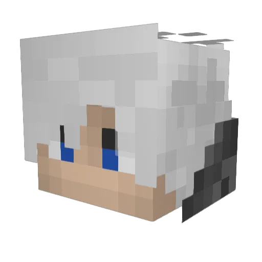 jorbazz Minecraft avatar head, 3D render