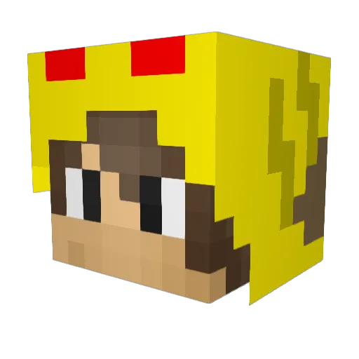 jordan122096 Minecraft avatar head, 3D render