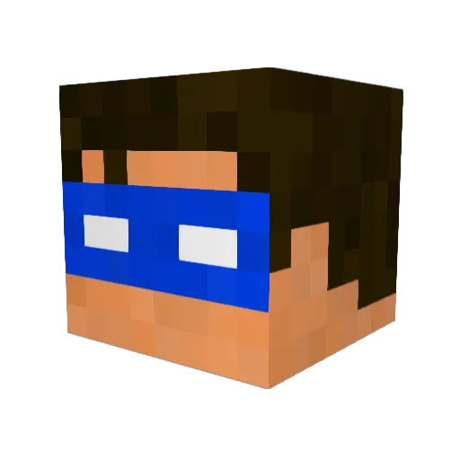 jordan1237 Minecraft avatar head, 3D render