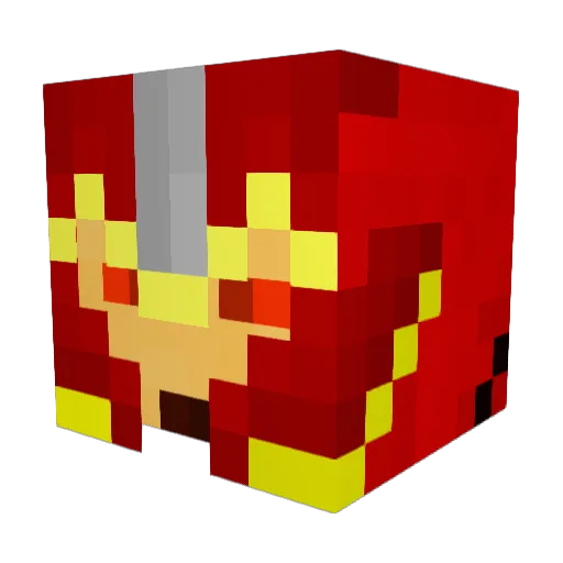 jordan43022 Minecraft avatar head, 3D render