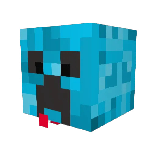 jordanblu456 Minecraft avatar head, 3D render