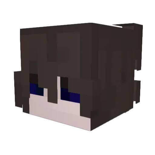 jordanbubby Minecraft avatar head, 3D render