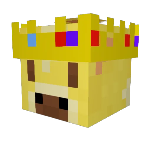 jordandavidlive Minecraft avatar head, 3D render