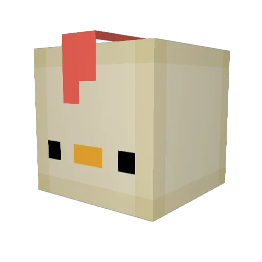 jordanian101 Minecraft avatar head, 3D render