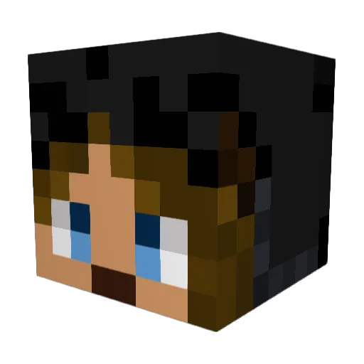 jordanmary4 Minecraft avatar head, 3D render