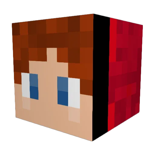 jordanmckay Minecraft avatar head, 3D render