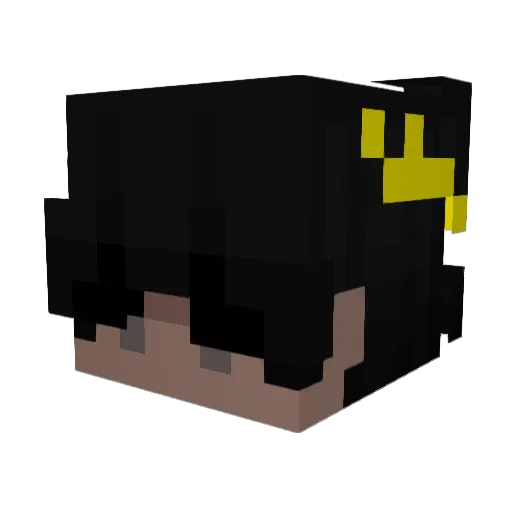 jordanmiles Minecraft avatar head, 3D render