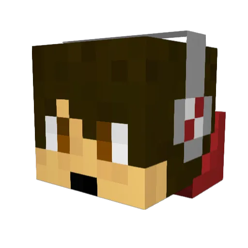 jordanmz3 Minecraft avatar head, 3D render