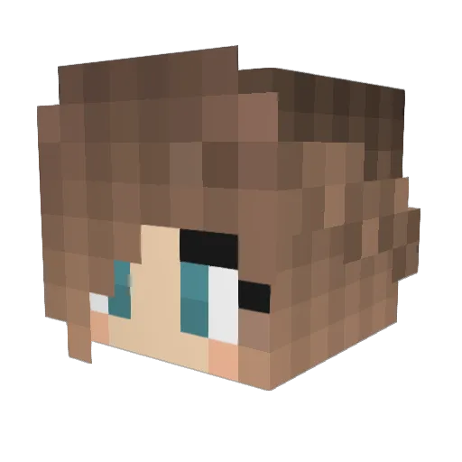 jordawn35 Minecraft avatar head, 3D render