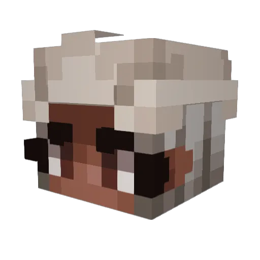 jordbart Minecraft avatar head, 3D render