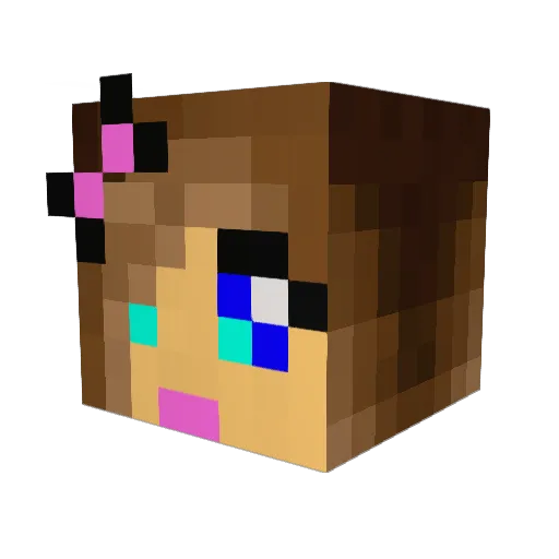 jordey125 Minecraft avatar head, 3D render