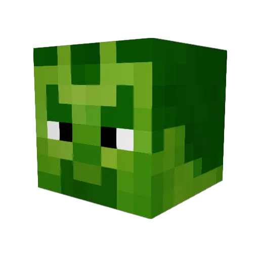 jordyjj Minecraft avatar head, 3D render