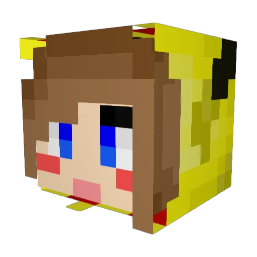 jordyn00 Minecraft avatar head, 3D render