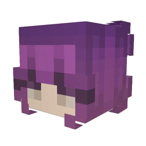 jordzh17 Minecraft avatar head, 3D render