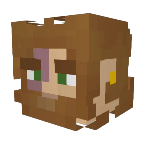 jorey0201 Minecraft avatar head, 3D render