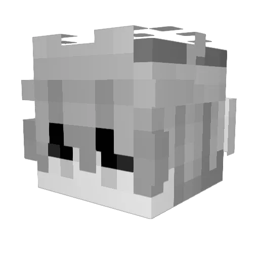 jorge102 Minecraft avatar head, 3D render